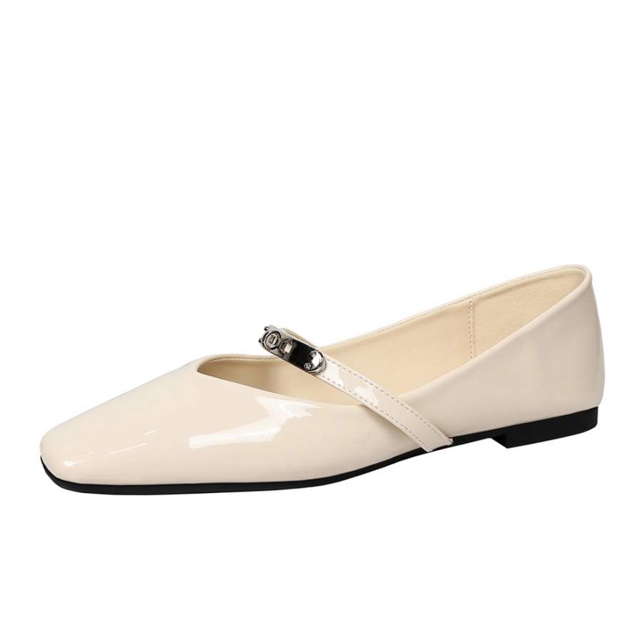 Bamiti Like Walking On A Level Surface Flat Mary Jane Shoes 1CM Women's
