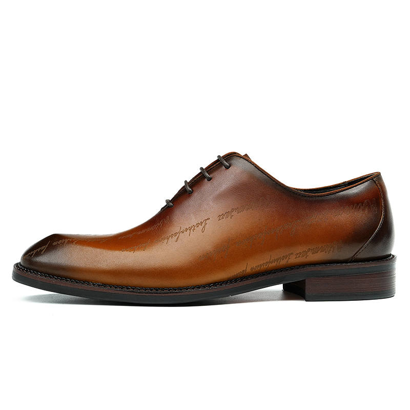 ASTON M.JAZZ Dress Shoes Men's Low Top Coffee/Brown