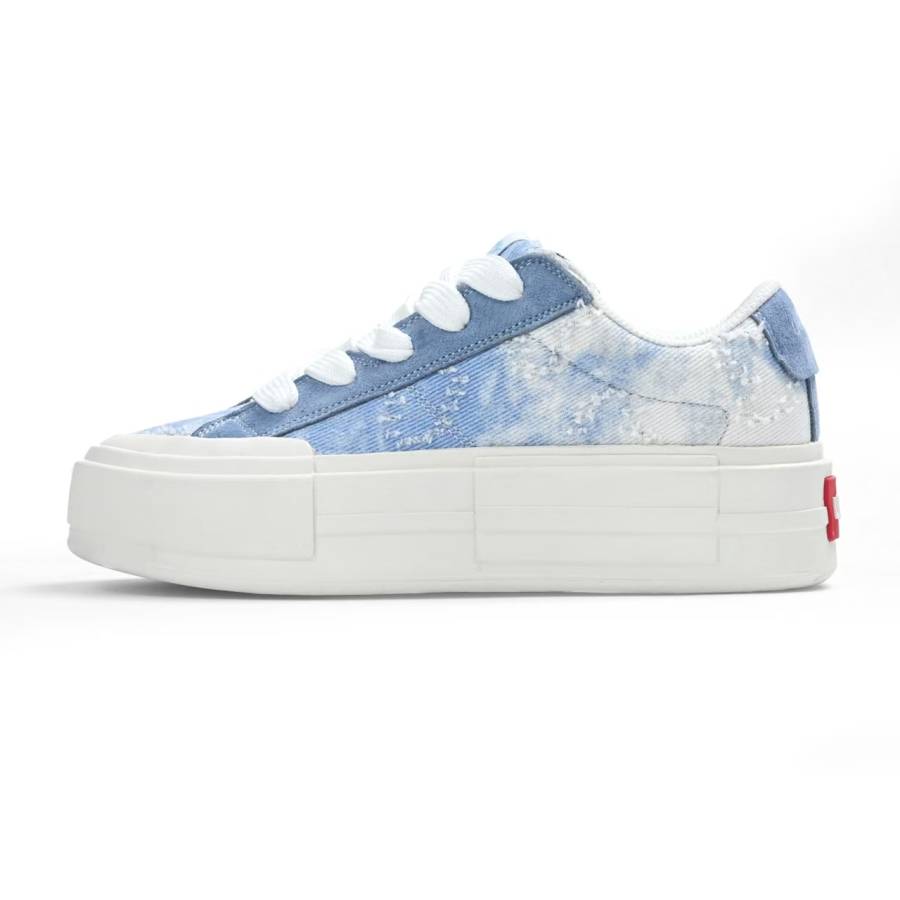 URAKCK Low top Skateboard Shoes Women's Blue
