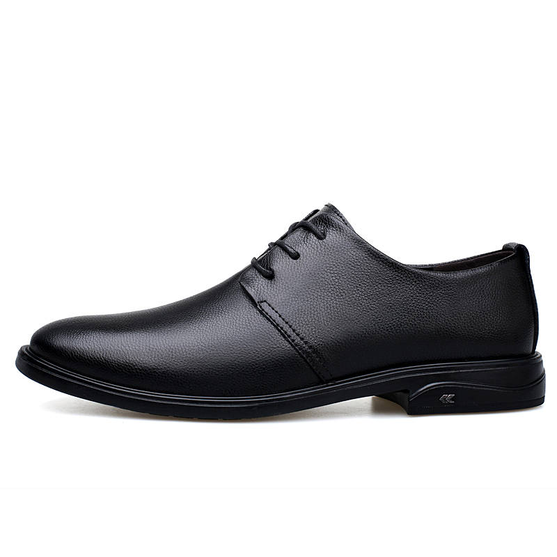 YIMINU Casual Leather Shoes Men's Low Top