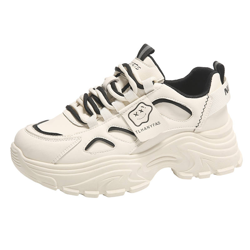 GONGNIUMEILI Pu Low top Chunky Sneakers Women's