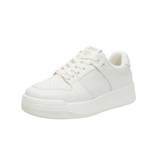 Nrillo Skateboard Shoes Women's Low Top White, Khaki