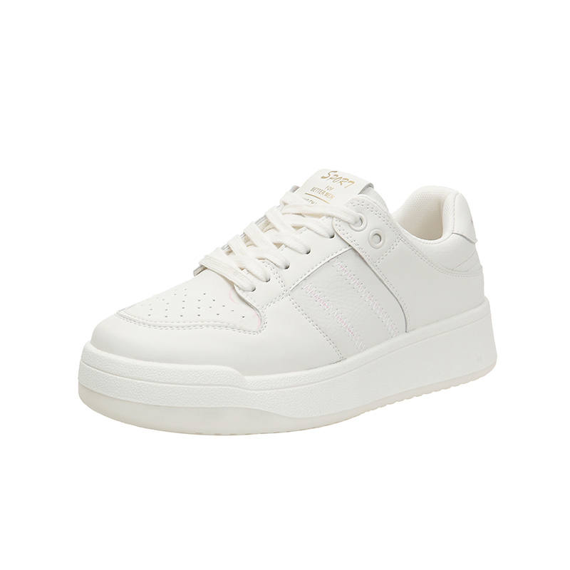 Nrillo Skateboard Shoes Women's Low Top White, Khaki