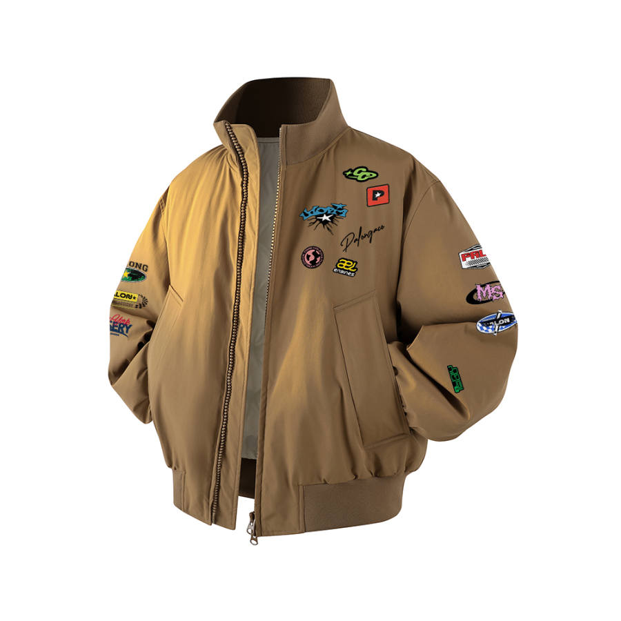 PAL ONGACO Down Jackets Unisex Stand Collar Moderate