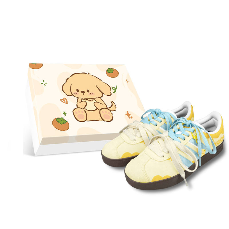 Adidas Adidas VL COURT 2.0 Low top Skateboard Shoes Unisex White Yellow