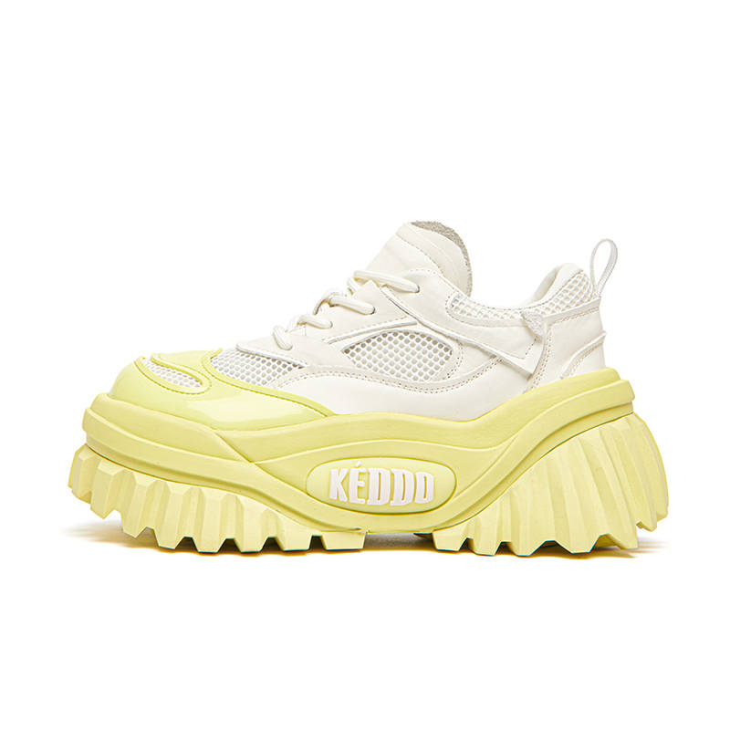 KEDDO Keyboard Shoes Cow Leather Abrasion Resistant Abrasion Resistant Low top Casual Shoes Women's