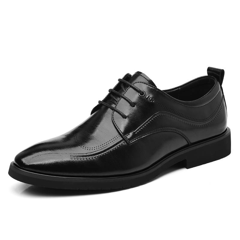 Shanpijiang Dress Shoes Men's Low Top Black/Brown