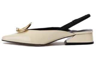 YUUL YIE Leather Casual Shoes Women's White Black