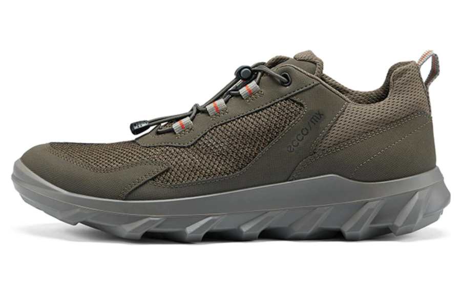 Ecco Mesh Comfortable And Breathable Low top Sports Casual Shoes Men's Army Green