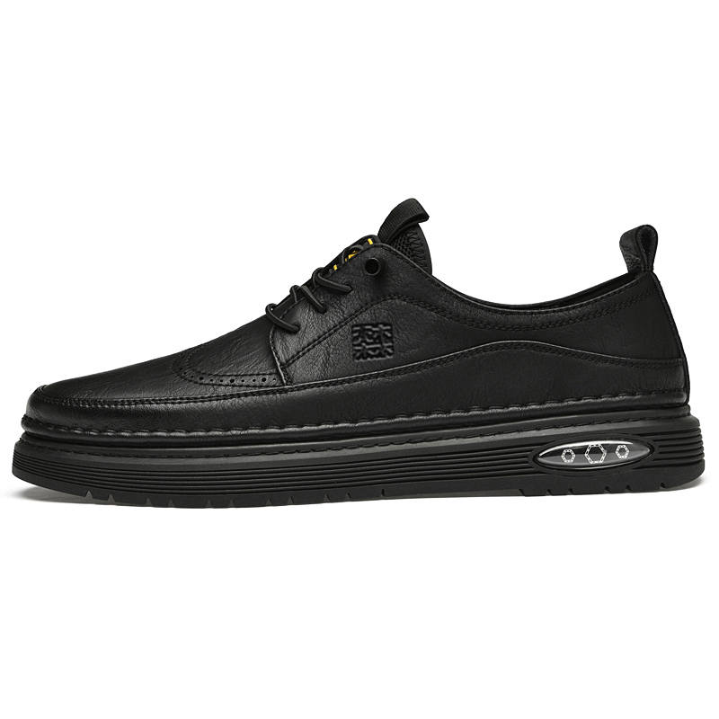 Mulinsen Cow Split Leather Skateboard Shoes Men's