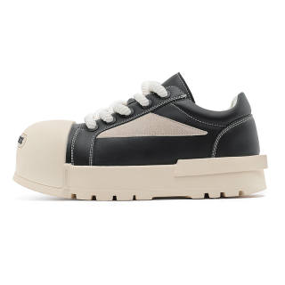 WANGJUE Microfiber Leather Height Increasing Height Increasing Low top Skateboard Shoes Unisex