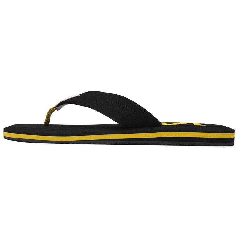 Lee Lee EVA Rubber Sole Stitching Slip Resistant Flip Flops Men's Black