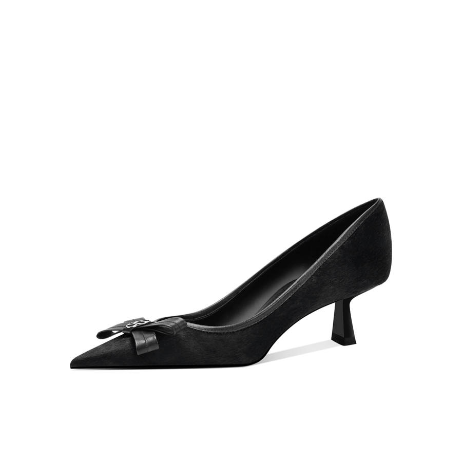 Shesrim Cow Leather Slim Heel Women's Shoes Women's