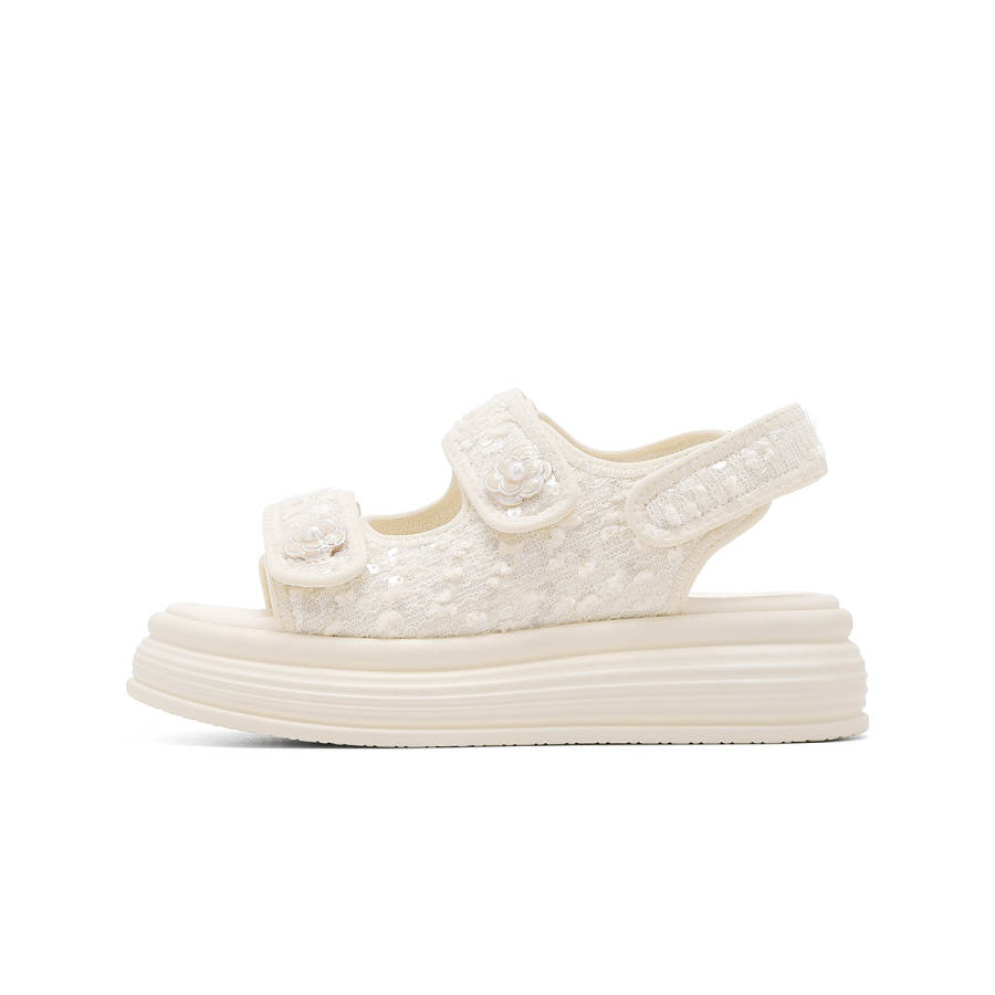 C°BANNER Synthetic Leather One Strap Sandals Women's