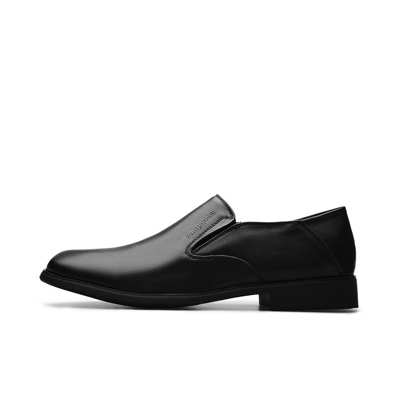 PARDASAUL Cow Leather Casual Shoes Men's Black