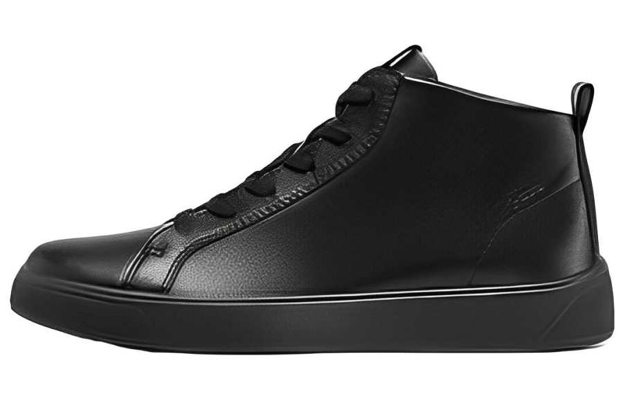 Ecco Street Fun Break Waterproof High top Skateboard Shoes Men's Black