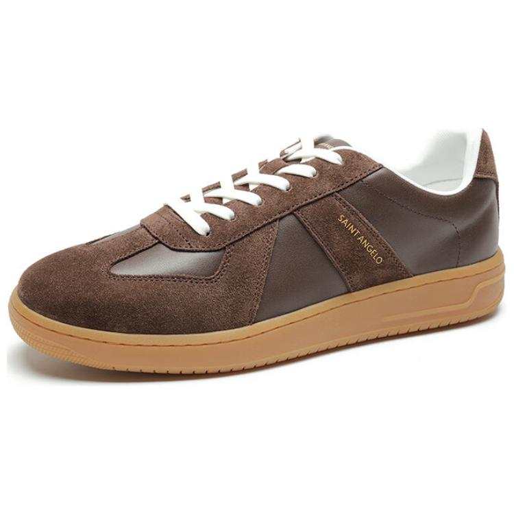 SAINT ANGELO Suede Low top Skateboard Shoes Men's