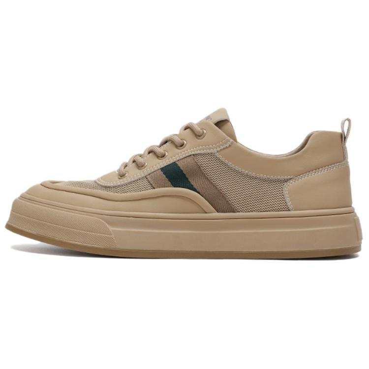 AOKANG Low top Skateboard Shoes Men's Apricot