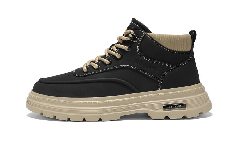HLA HLA Combat Boots Men's Black, Khaki