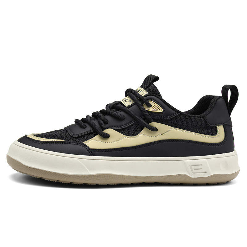 AOKANG Breathable And Wear resistant Mid top Casual Shoes Men's Black