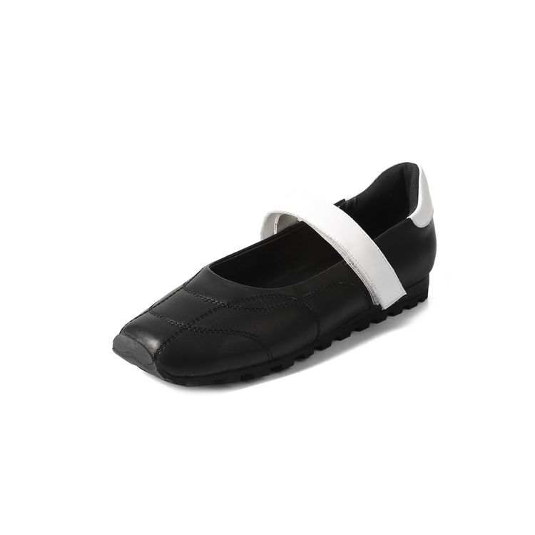 SUYANJIAO Cow Leather Mary Jane Shoes Women's