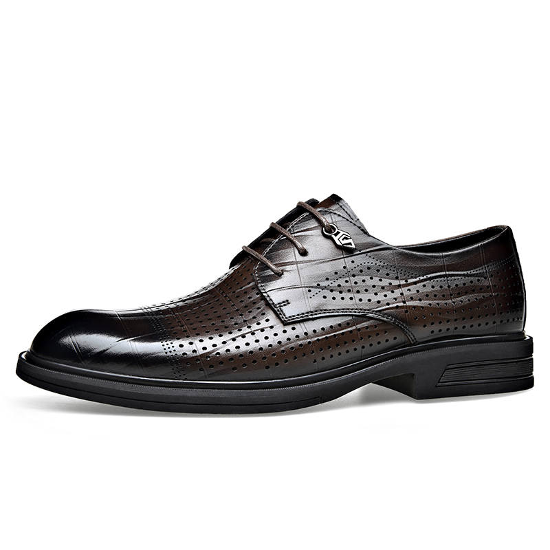 LUOMAIKE Cow Leather Dress Shoes Men's