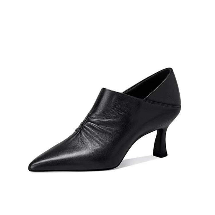 JESSICA SOPHIA Sheepskin High Heels Women's