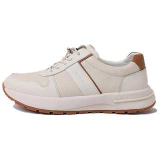 DIKENI Cow Leather Low top Casual Shoes Men's Beige