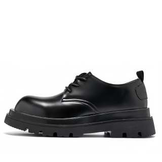KLAMMKICKS Cow Split Leather Casual Shoes Men's Black