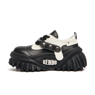 KEDDO Keyboard Shoes Cow Leather Slip Resistant Slip Resistant Low top Casual Shoes Women's