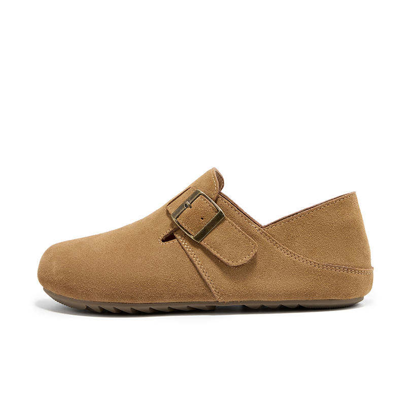 KEKAFU Birkenstock Style Shoes Women's Camel/Apricot