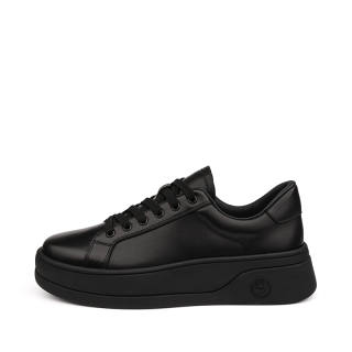 RUNUU Top Grain Cow Leather Cushioning Low top Skateboard Shoes Women's