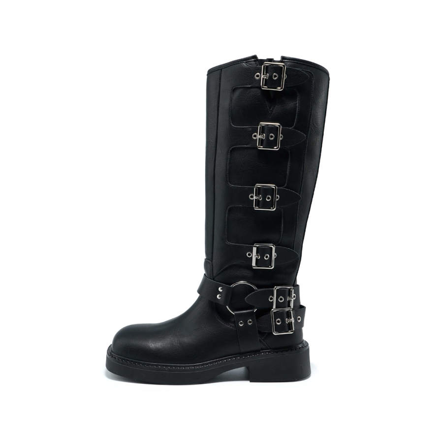ST&SAT Western Travel Boots Knee high Boots 4.5cm Women's