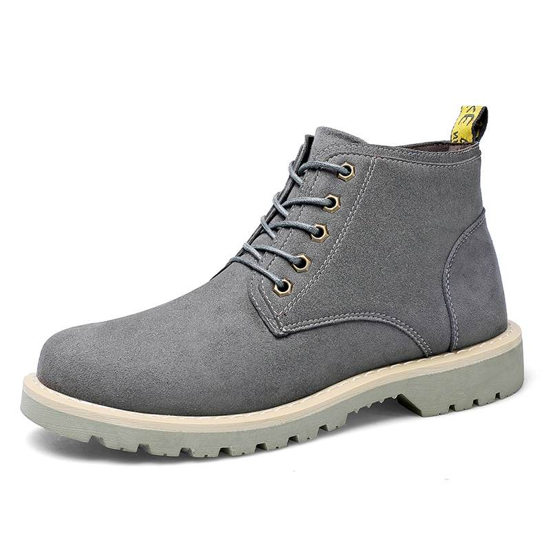 GONGNIULEITING Synthetic Leather Short Combat Boots Men's