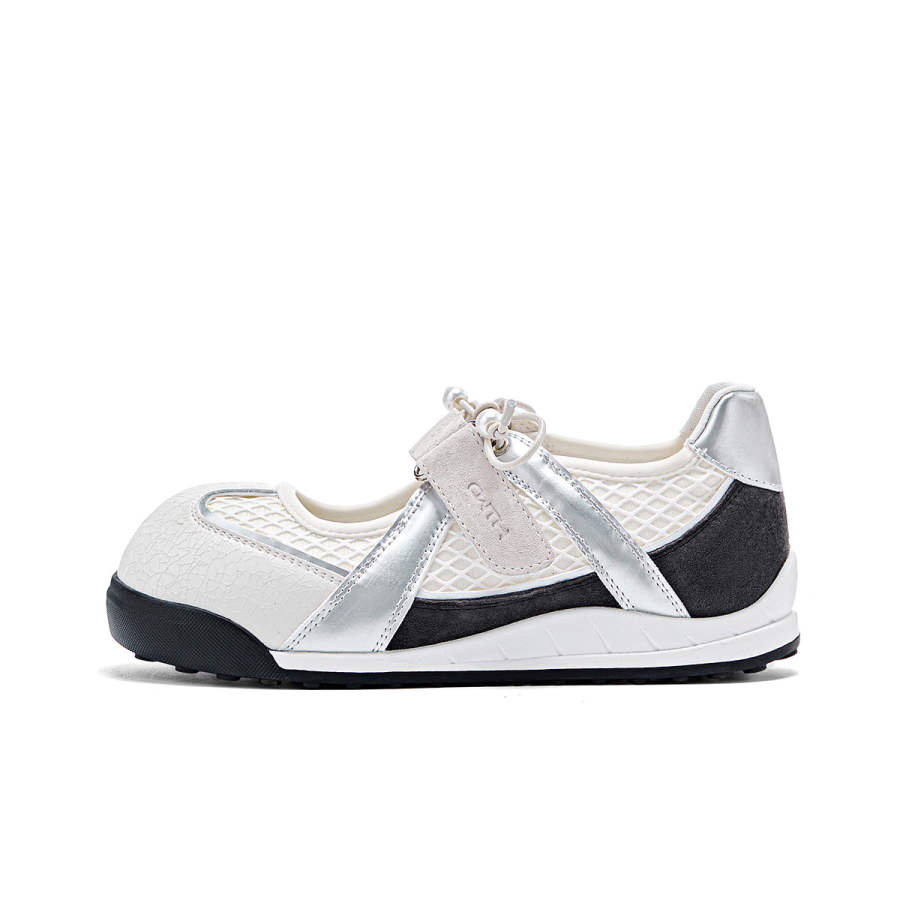 Hotwind Textile, Synthetic Leather Platform Mary Jane Shoes Women's