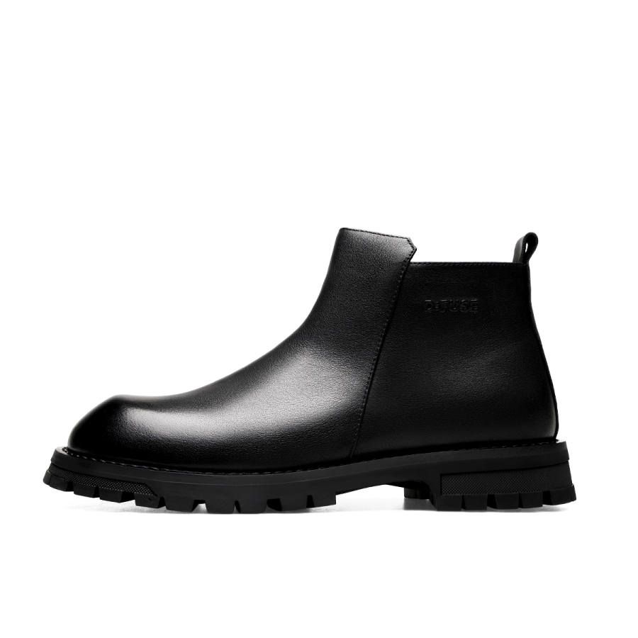 D:FUSE SCANDINAVIA D FUSE SCANDINAVIA Cow Leather Ankle Boots Men's Black