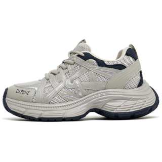 DAPHNE Cow Split Leather Abrasion Resistant Low top Chunky Sneakers Women's