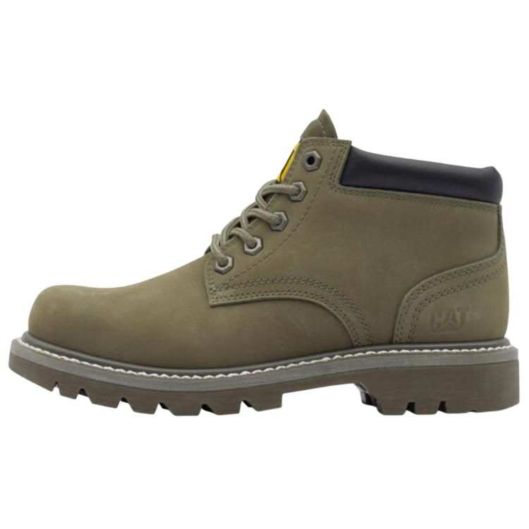 CAT Cow Leather Abrasion Resistant Cushioning Short Outdoor Boots Women's