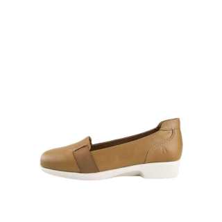 Hush Puppies Leather Casual Shoes Women's Yellow