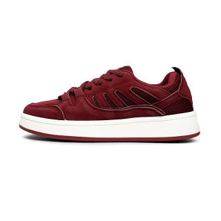 VASIBAEN Low top Skateboard Shoes Men's Angora Red