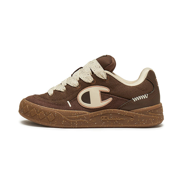 Champion Low top Skateboard Shoes Unisex Pinecone Brown/Caramel Rice