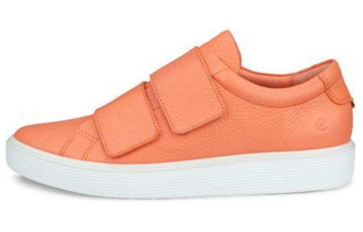 Ecco Ecco Soft 60 Leather Low top Skateboard Shoes Women's Orange