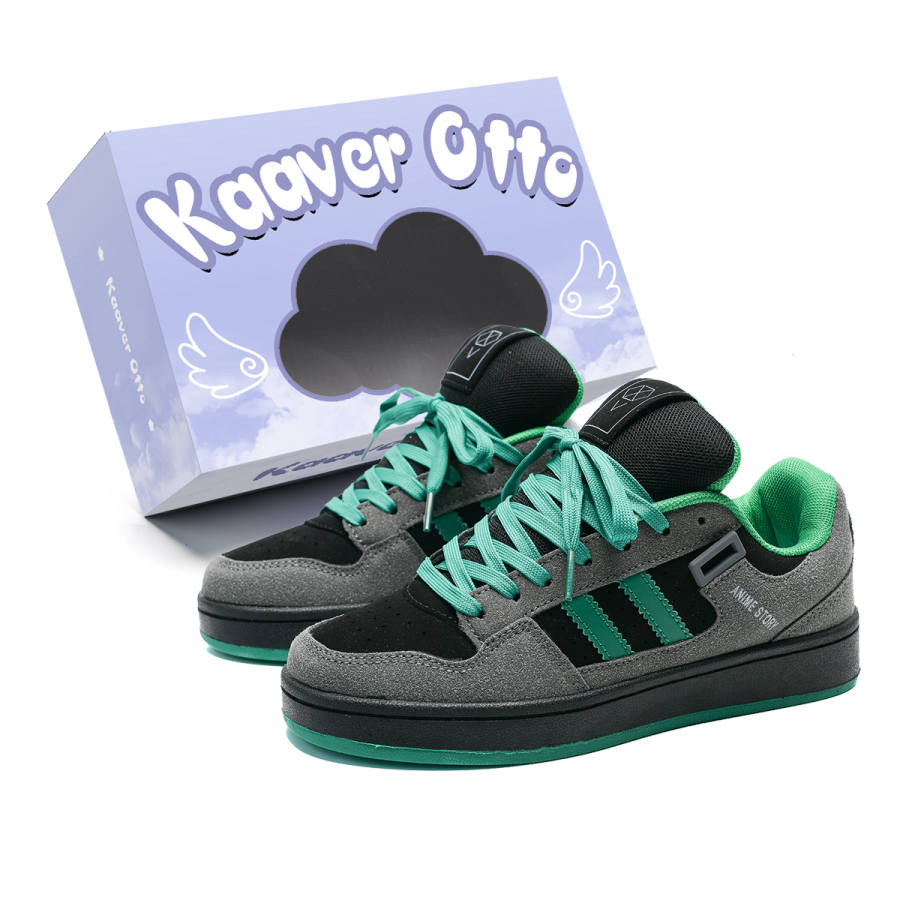 KAAVER OTTO Abrasion Resistant Lightweight Wear resistant And Lightweight Low top Skateboard Shoes Unisex