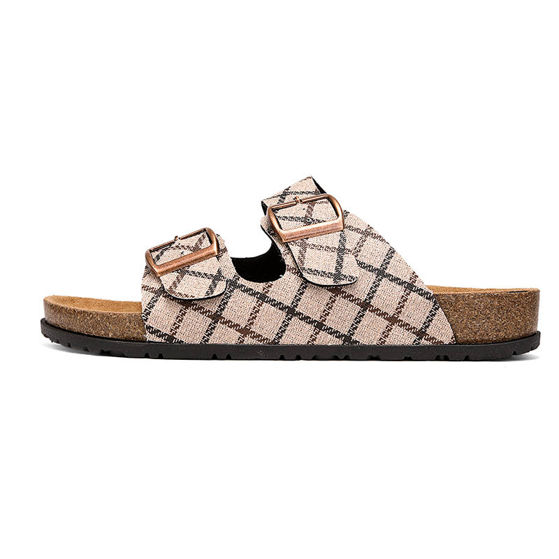 NANJIREN Quiet, Odor Resistant, Abrasion Resistant Slide Slippers Unisex Brown