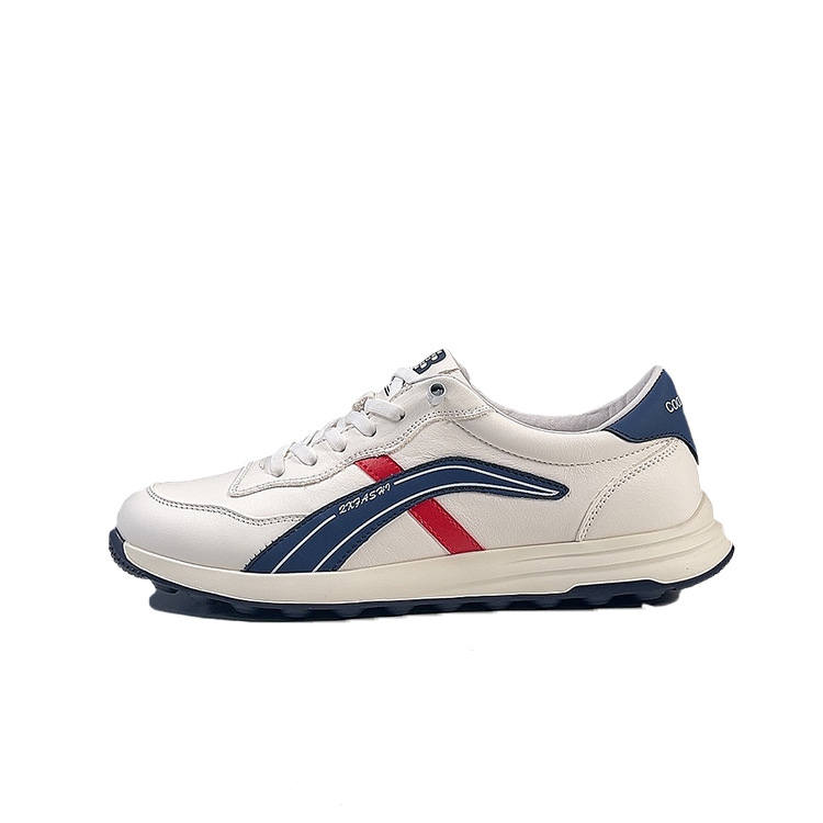 Devanro Devanro Top Grain Cow Leather Slip Resistant Abrasion Resistant Low top Casual Shoes Men's