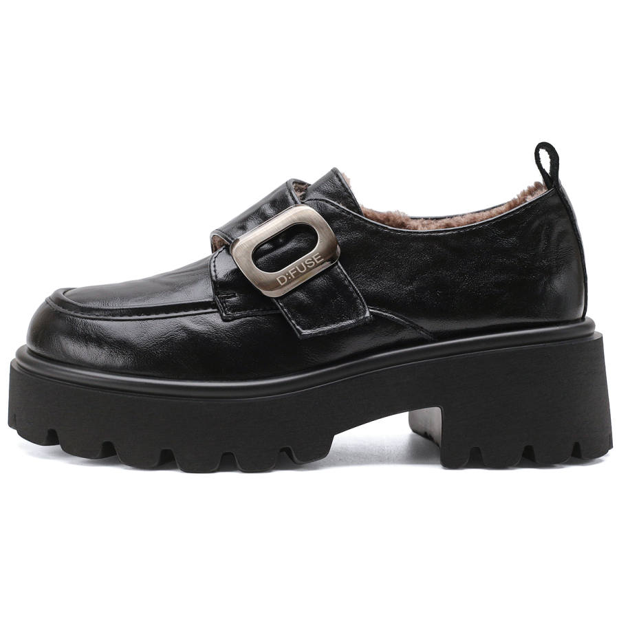 D:FUSE SCANDINAVIA D FUSE SCANDINAVIA Sheepskin Loafers Women's Black