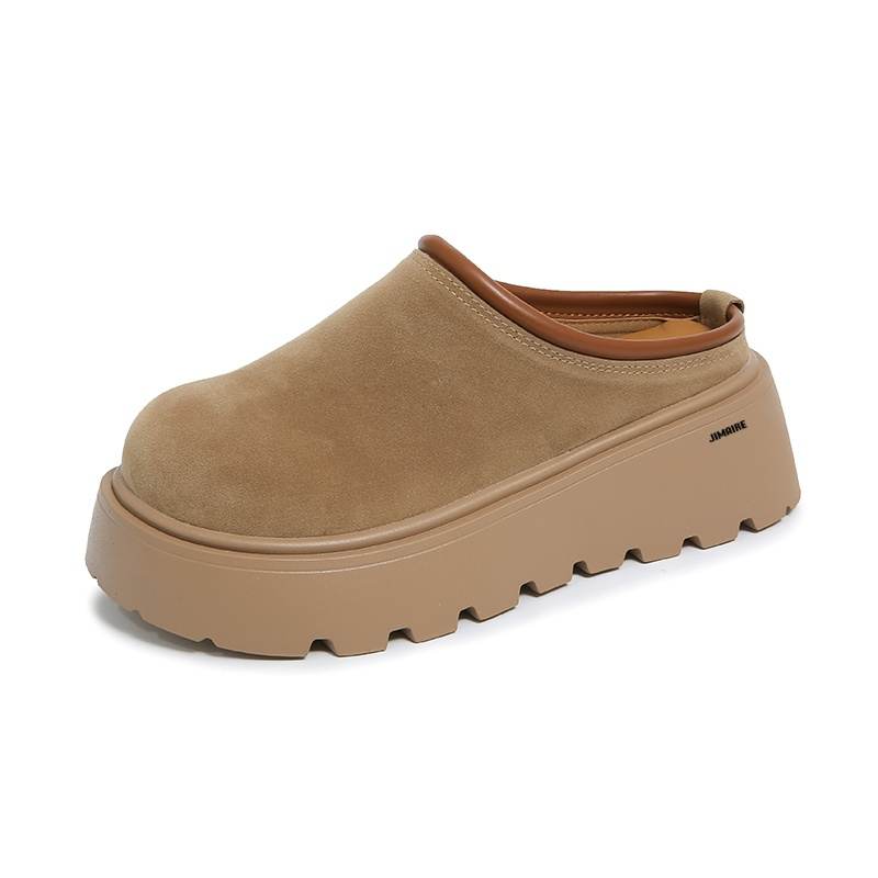 JINMAIWANG Rubber Sole Closed Toe Slippers Women's