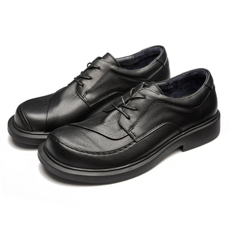 Devanro Devanro Casual Leather Shoes Men's Low Top