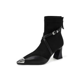 STARRO Ankle Boots Women's Black/Brown