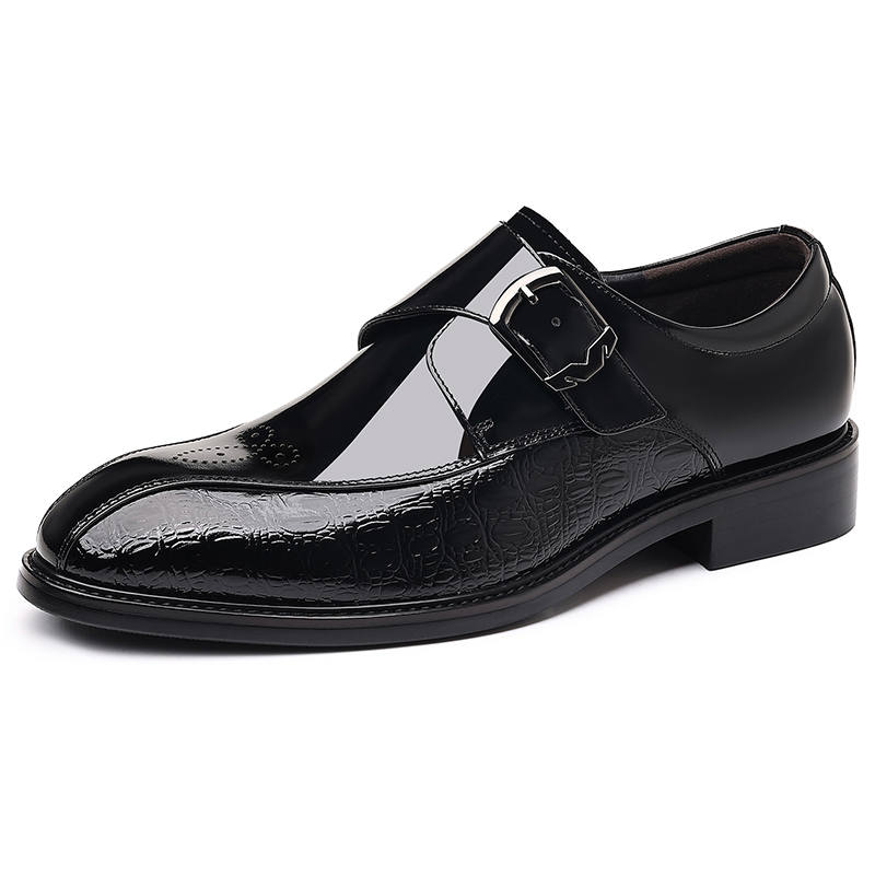 LUOMENG LUOMENG Casual Leather Shoes Men's Low Top